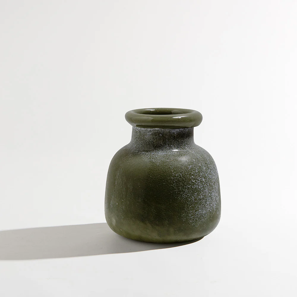 Byron Round Olive Vase