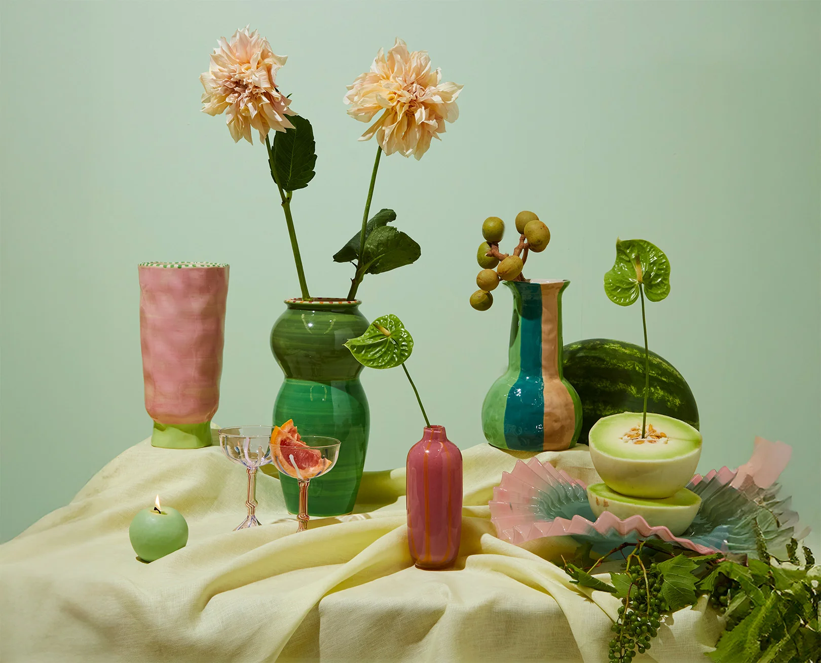 Cabana Medium Vase Pink - Image 2