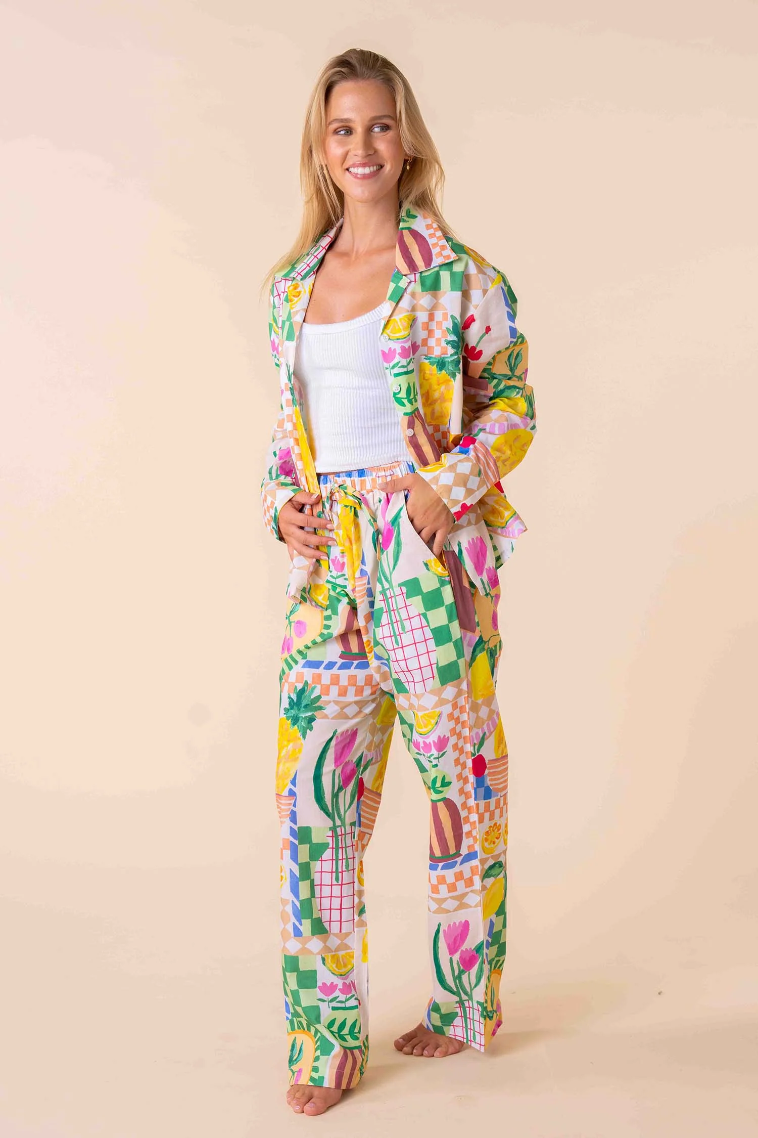 Lydia Long Sleeve Pyjama Set - Image 3