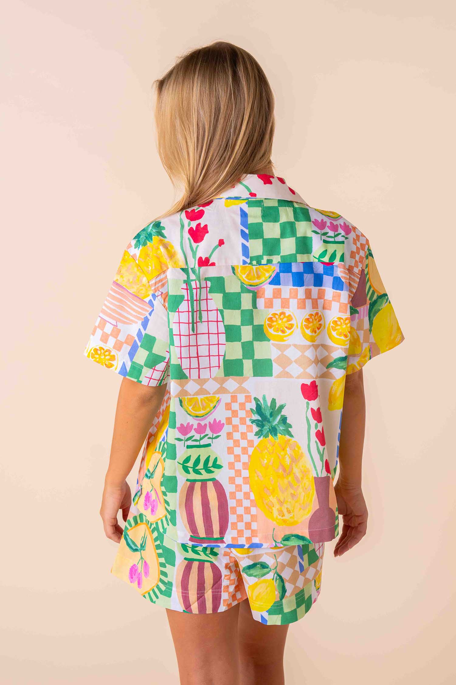 Lydia Short Sleeve Pyjama Set - Image 3