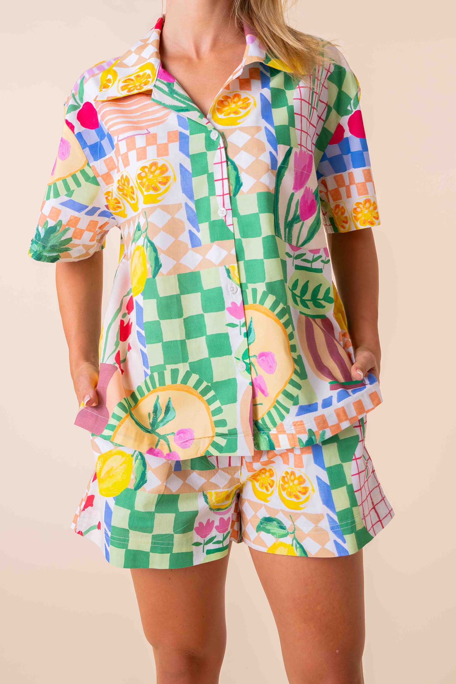 Lydia Short Sleeve Pyjama Set - Image 5